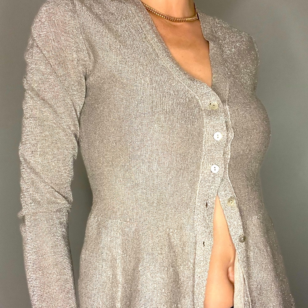 NWT DEX Elegant Gray Women's Sweater